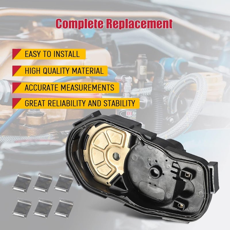 AUTEX Throttle Position Sensor TPS Sensor 19259452 TPS4270 TH445 Compatible with Chevy Silverado Trailblazer Express Suburban Tahoe Avalanche GMC Envoy Yukon Sierra Savana Buick Cadillac - Image 2